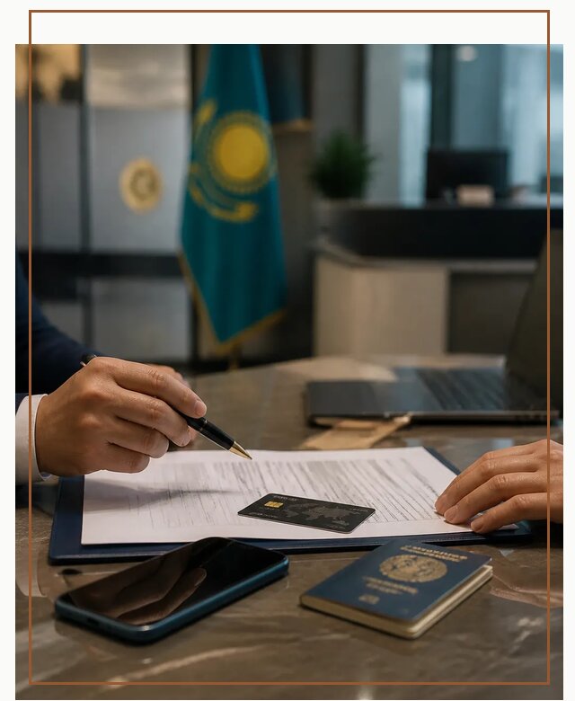 Открытие счета и банковской карты в Казахстане в Соликамске